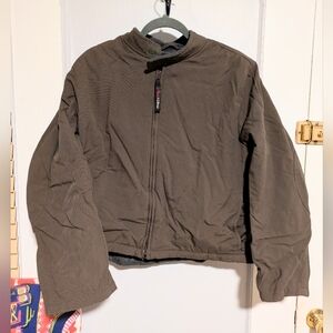 LL Bean Outdoors Women's Bomber Style Canvas Jacket